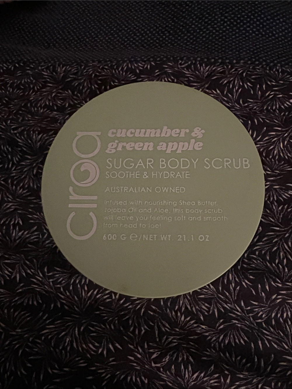 Ciroa Cucumber & Green Apple Sugar Body Scrub